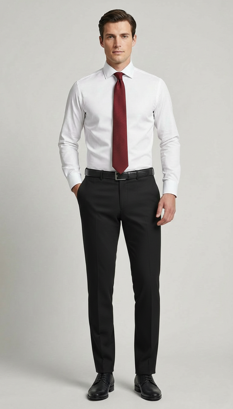 Pantalone Uomo Travel Con Risvolto Tekhnoflex unito