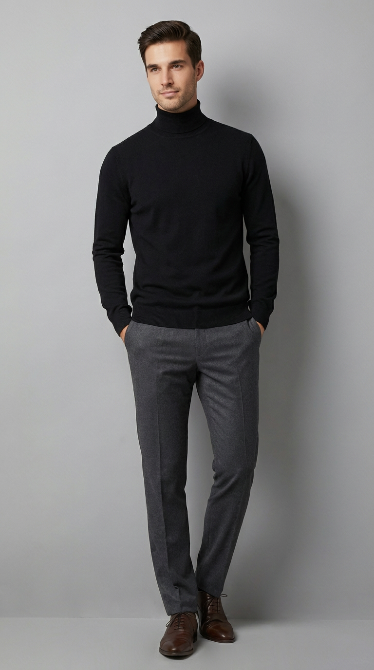 Maglia Classica Collo Alto TEKHNOFLEX