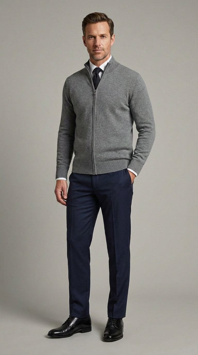 Maglia Classica Zip Lunga TEKHNOFLEX