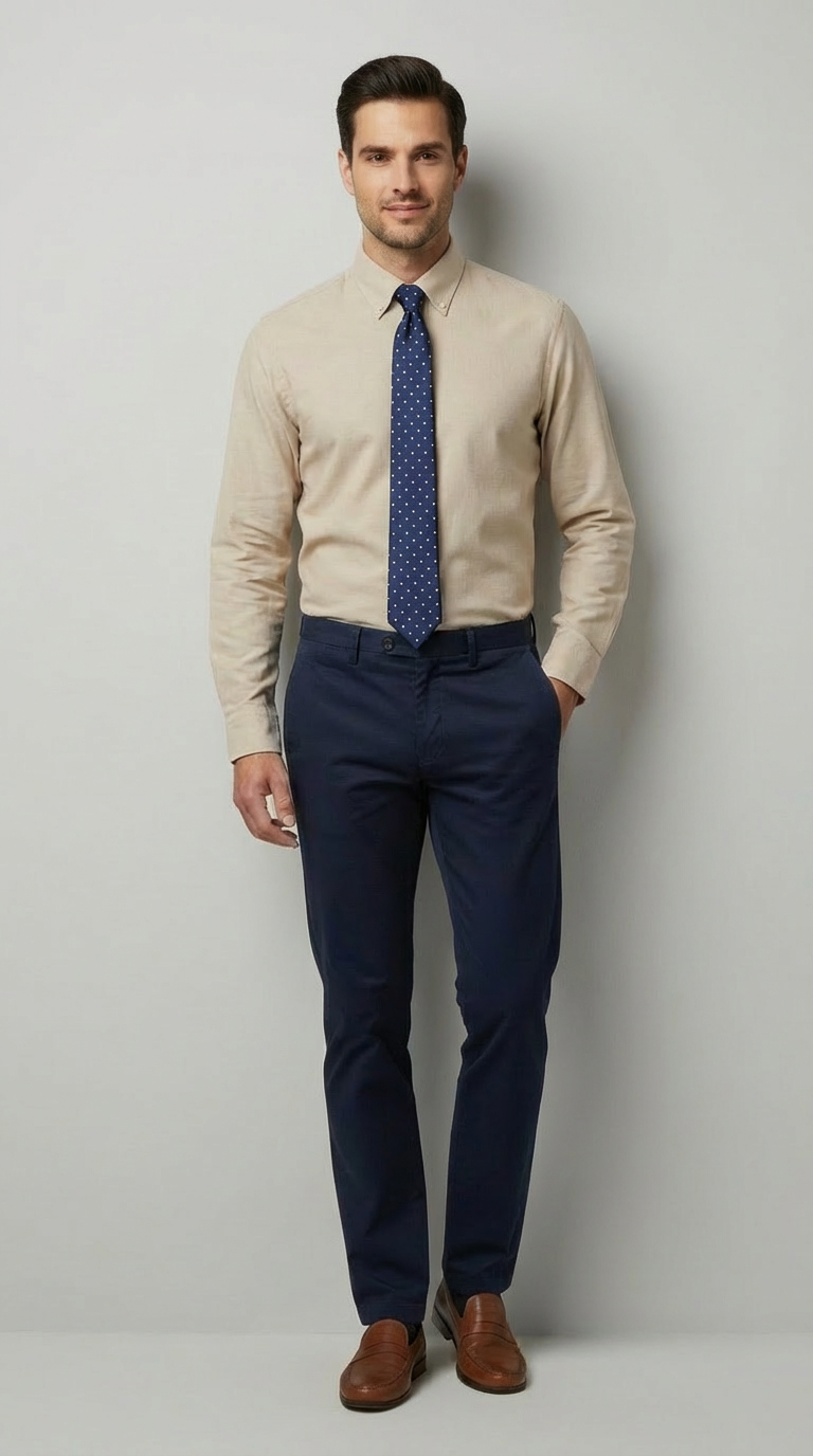 Camicia Uomo 1 Bottone Button Down