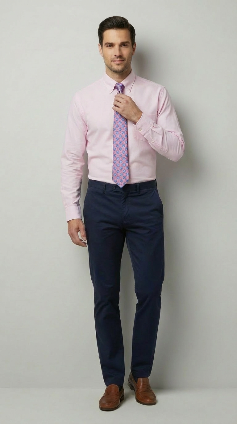 Camicia Uomo 1 Bottone Button Down Popeline NoIron Antimacchia