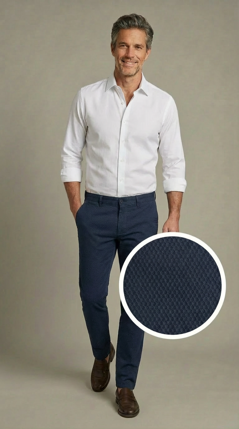 Pantalone Sportivo Chinos Twill Stampato