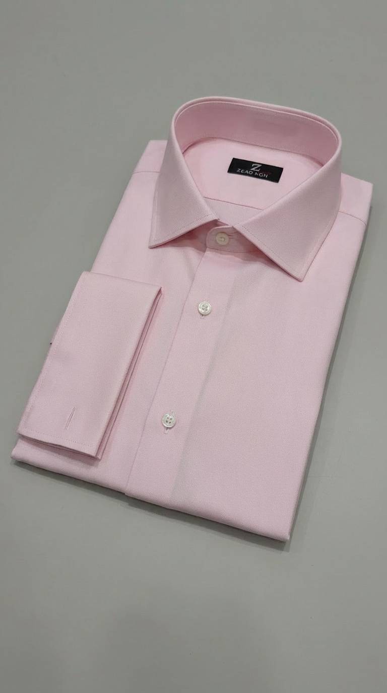 Camicia Uomo 1 Bottone Francese Popeline NoIron Antimacchia