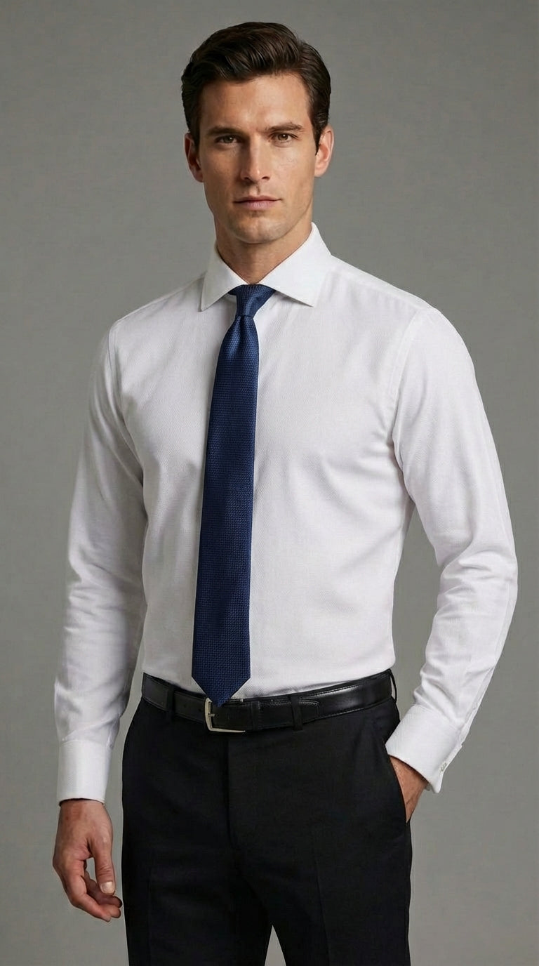 Camicia Uomo 1 Bottone Francese Armaturato Care Free