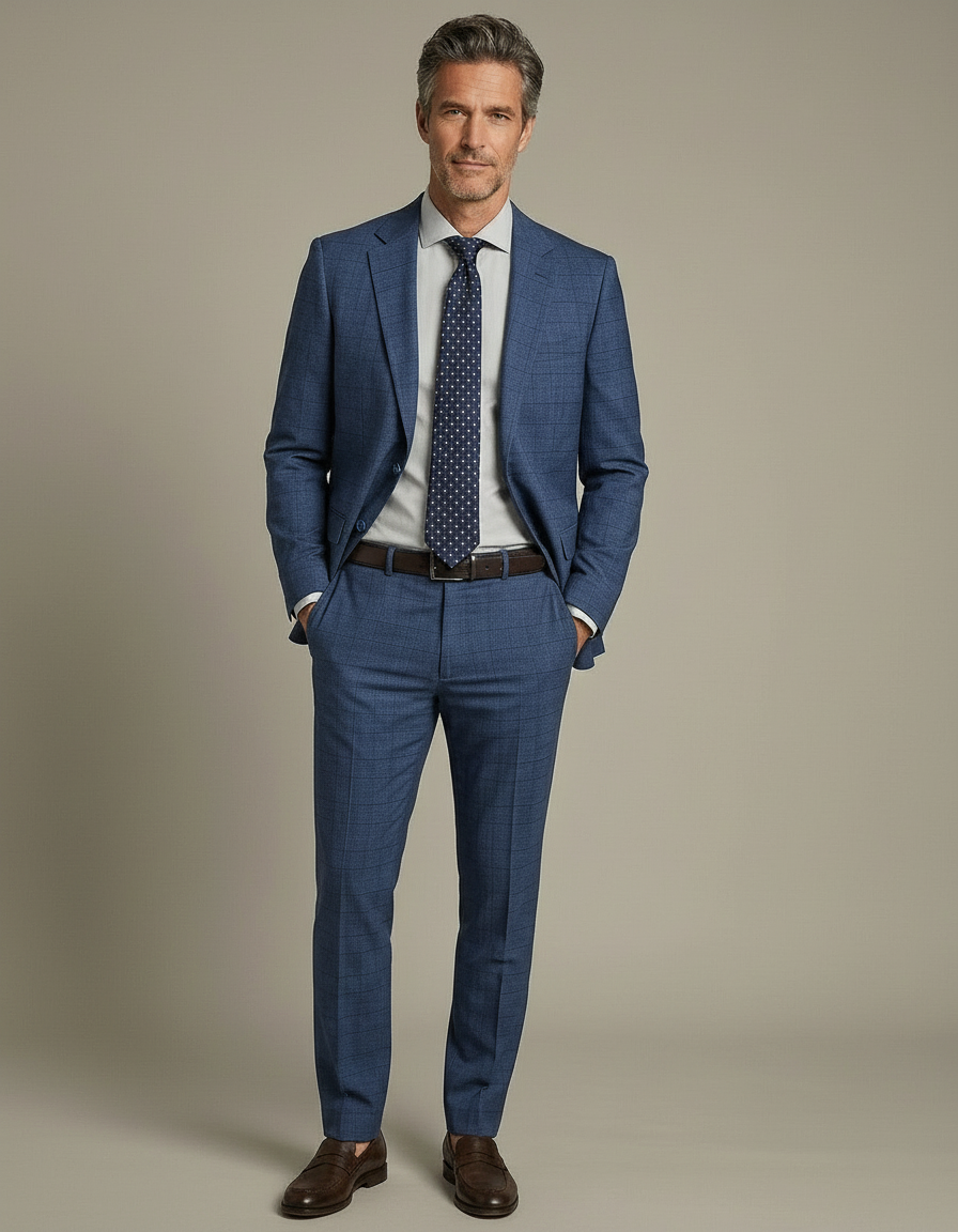 Abito Travel 2 Bottoni Tekhnoflex Principe di Galles