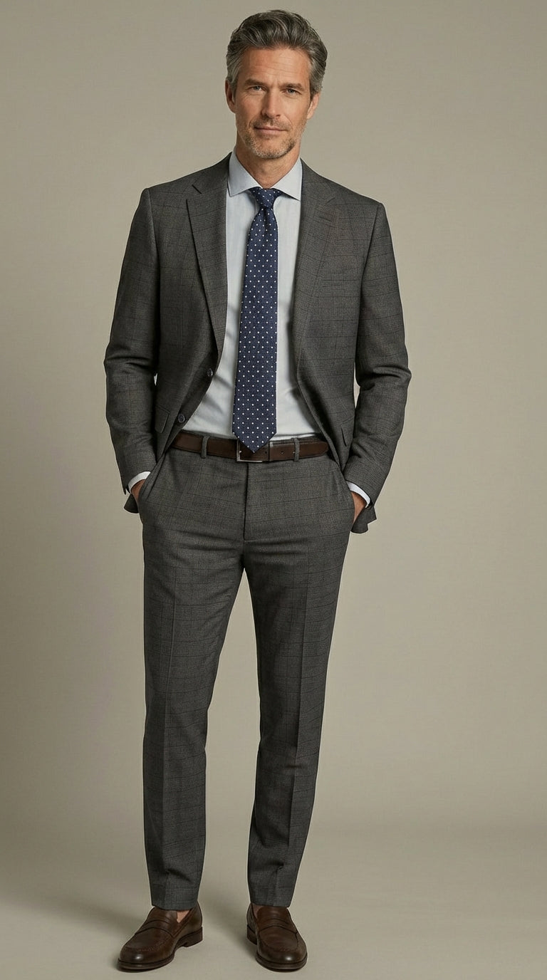 Abito Travel 2 Bottoni Tekhnoflex Principe di Galles