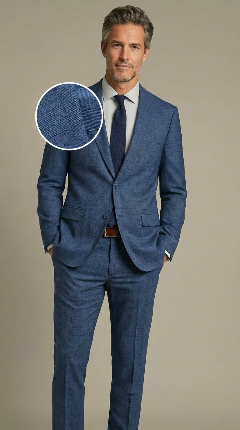 Abito Travel 2 Bottoni Tekhnoflex Principe di Galles