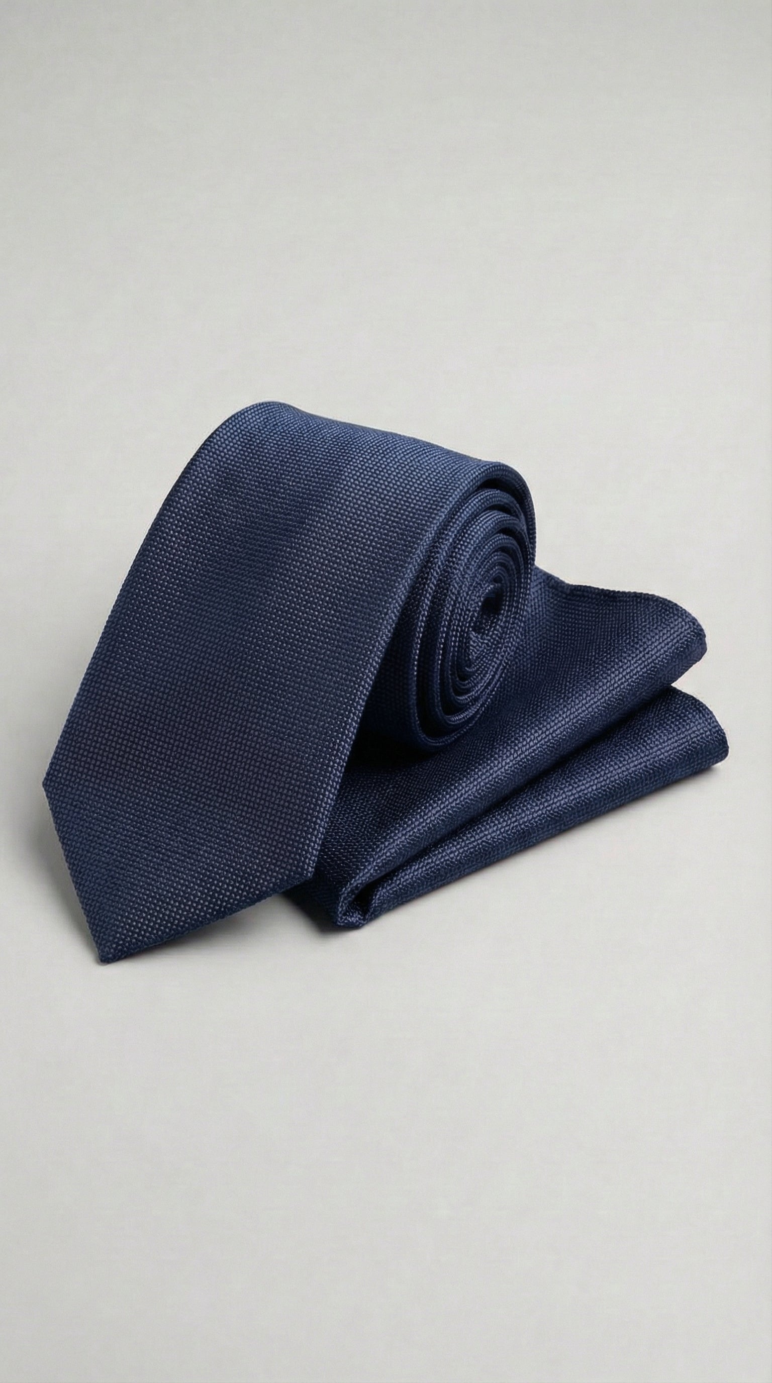 Cravatta Con Pochette Nido D ape Unito