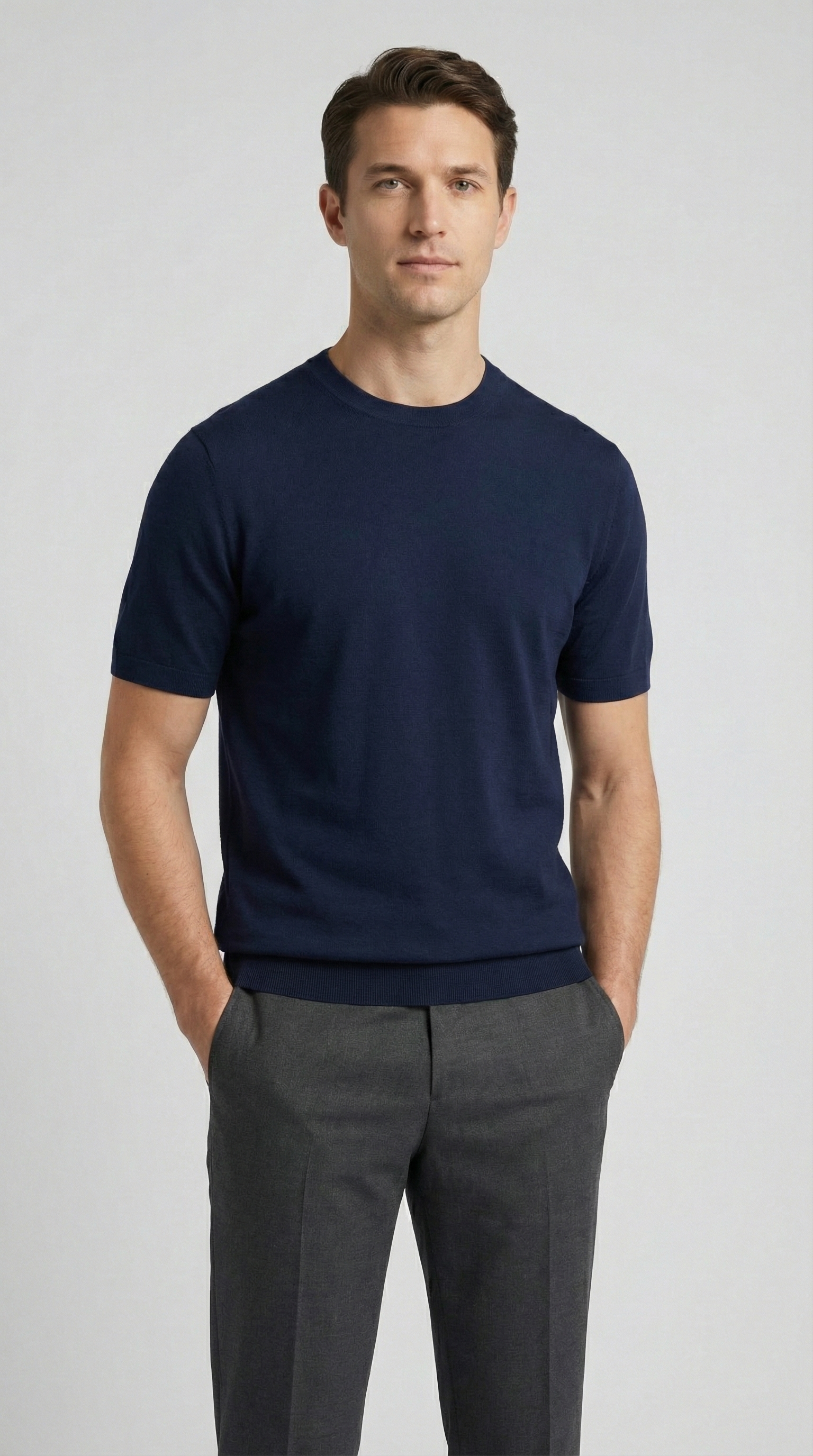 T-Shirt Girocollo Manica corta Tekhnoflex Viscosa Unito