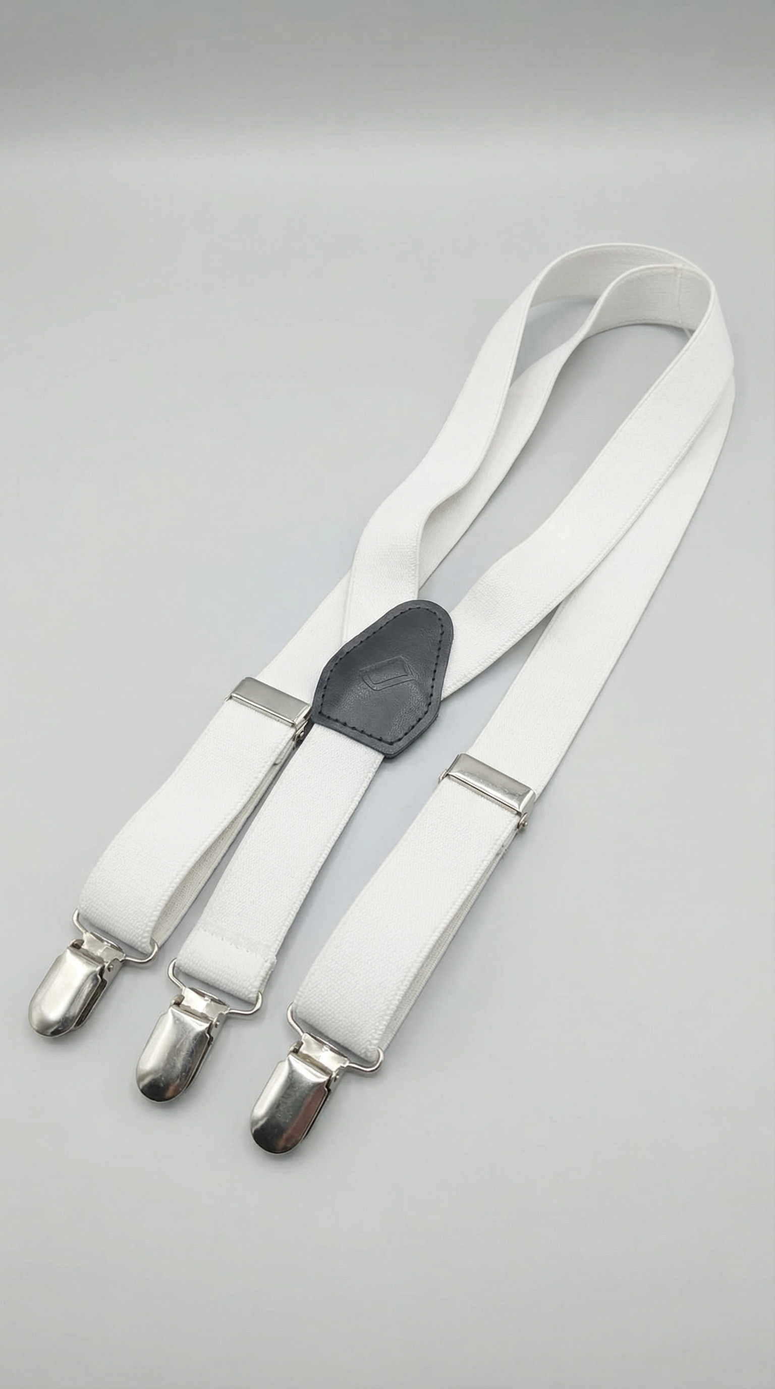 Bretelle Uomo A Y Elastiche In Poliestere Con Clip Metalliche - Taglia Unica Regolabile, Per Pantaloni E Jeans