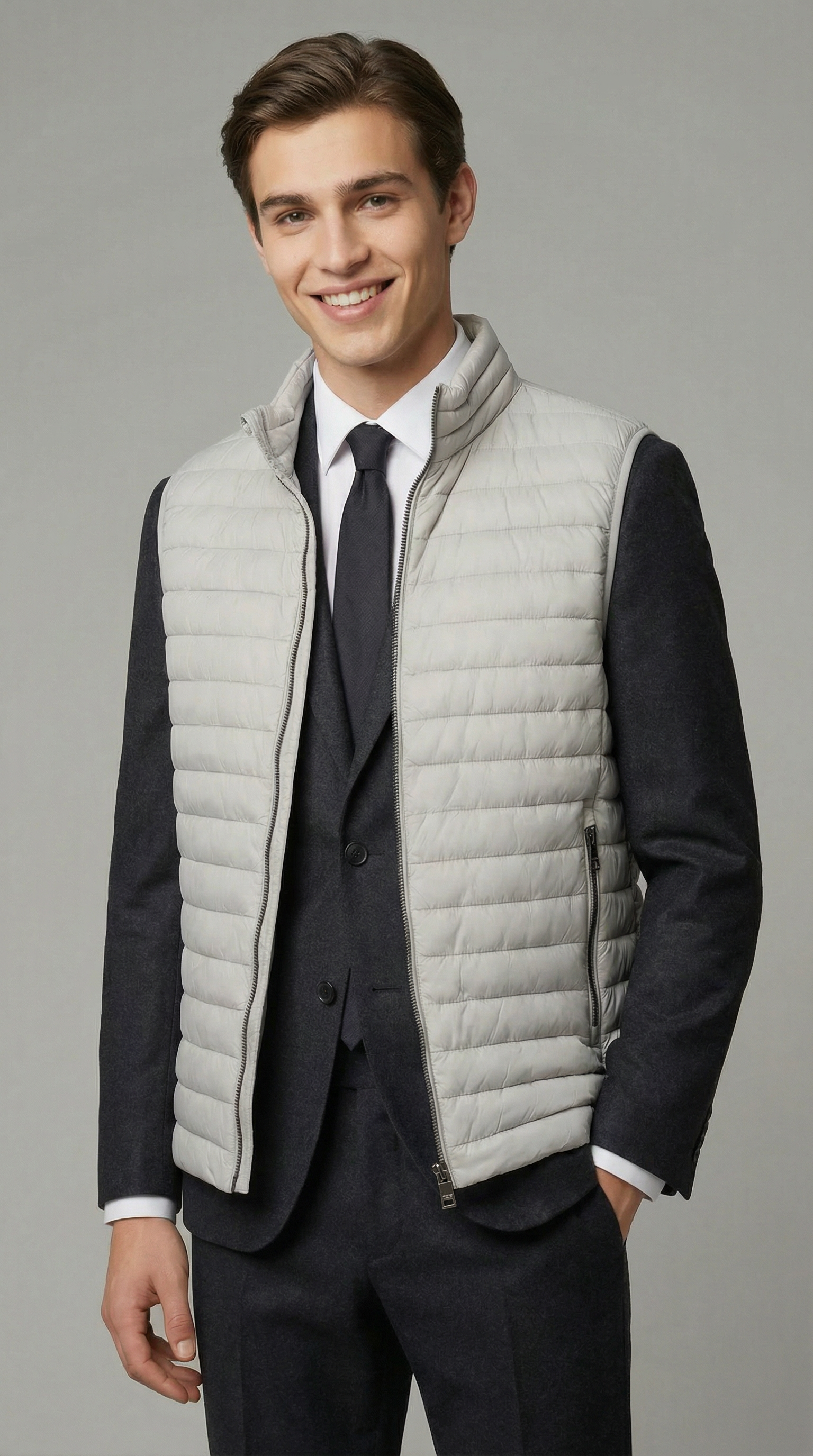 Gilet Piumino Uomo Poliestere Unito