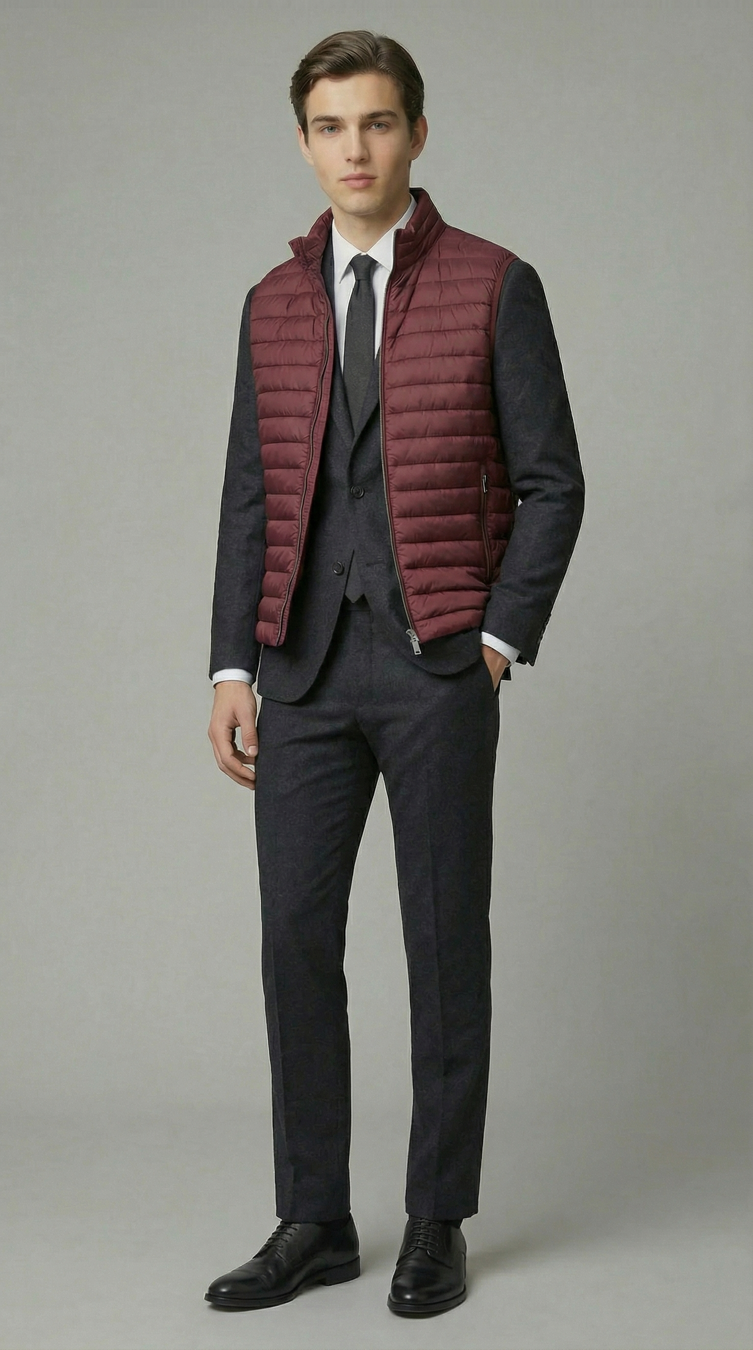 Gilet Piumino Uomo Poliestere Unito