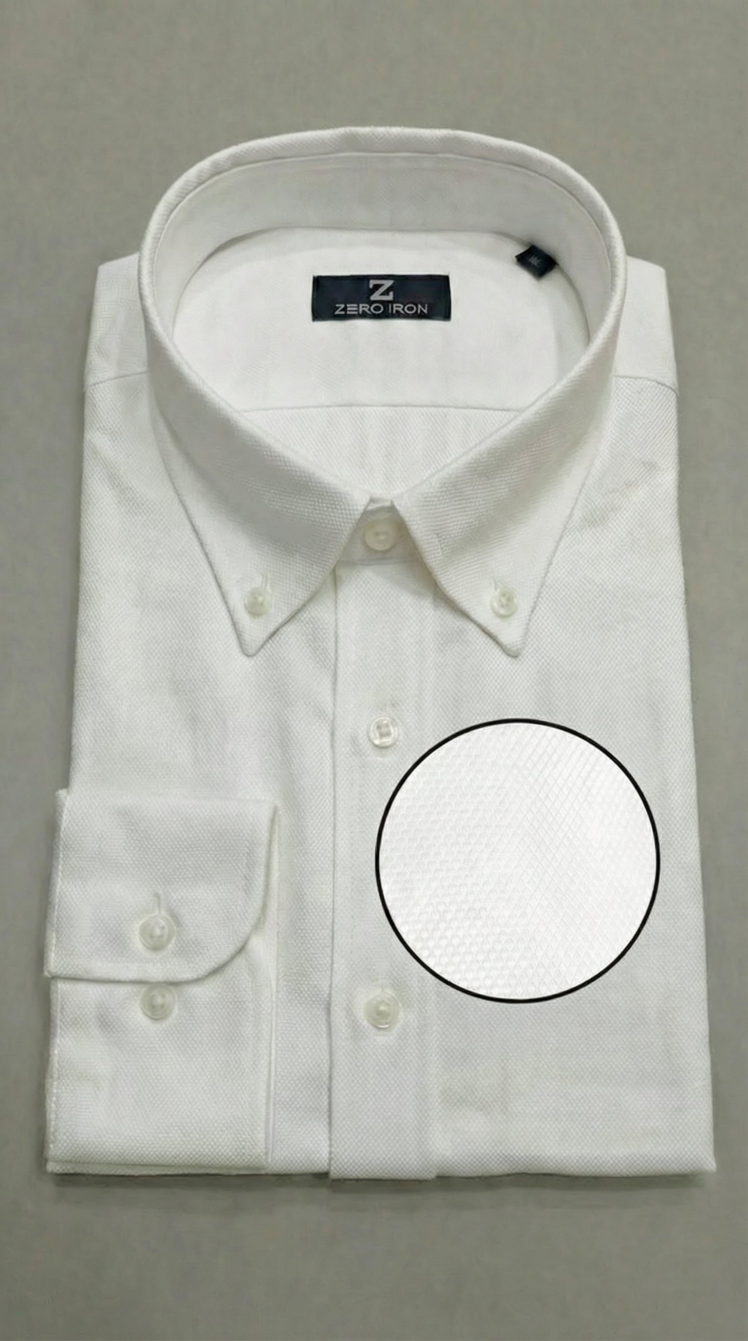 Camicia Uomo 1 Bottone Button Down Nido d ape No iron Antimacchia