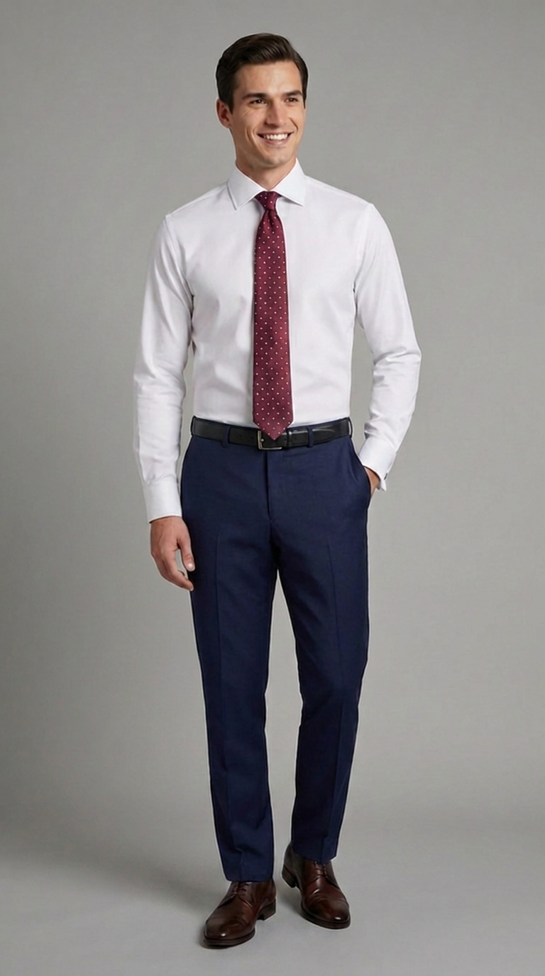 Camicia Uomo 1 Bottone Francese Zero iron