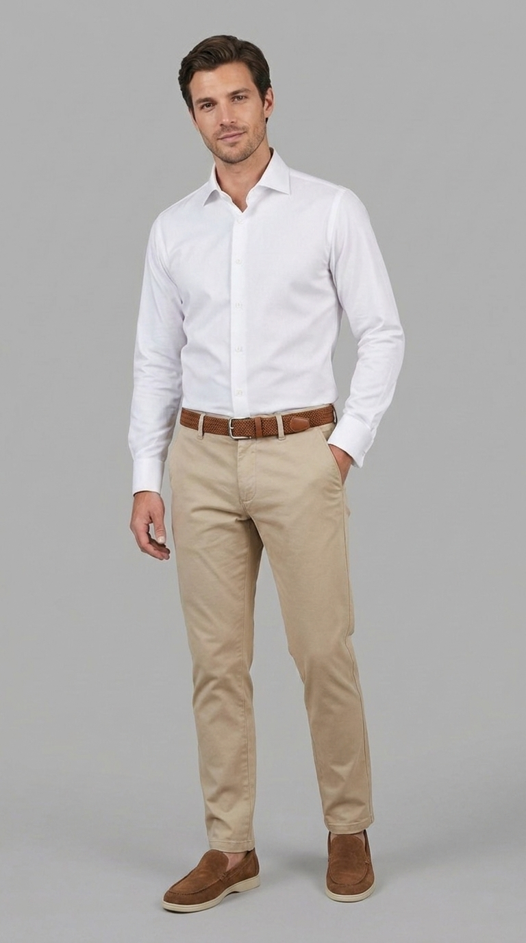Camicia Uomo 1 Bottone Francese Zero iron