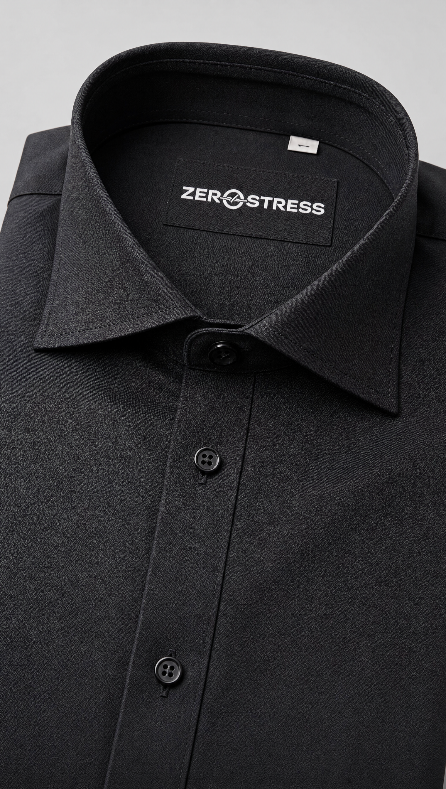 Camicia Uomo 1 Bottone Francese Slim Cotone Unito Bambu Stretch