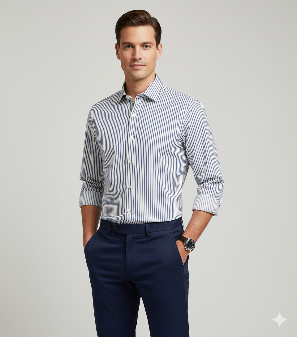 5 outfit con la stessa camicia Zero Iron