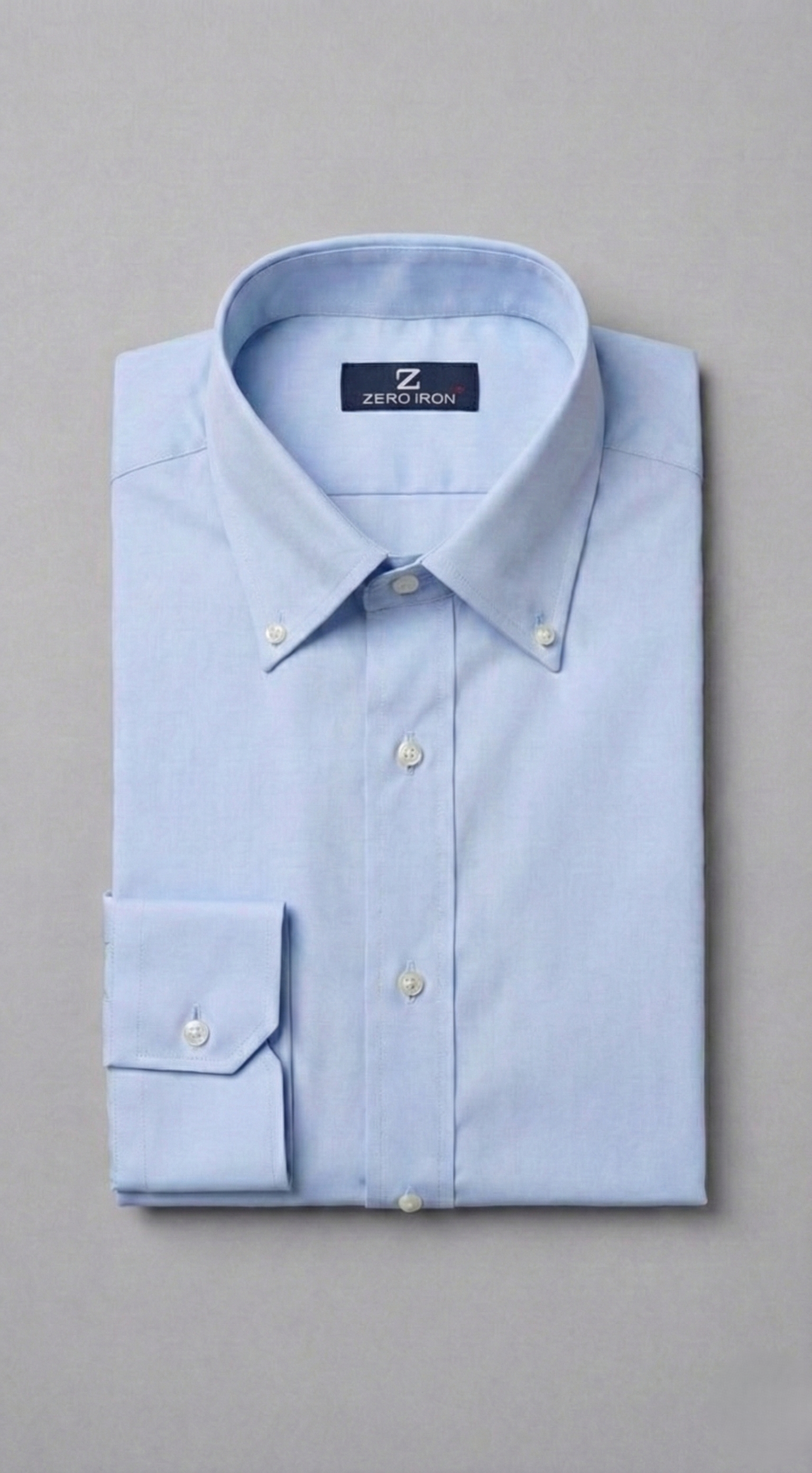 Camicia Uomo 1 Bottone Button Down Armaturato No iron