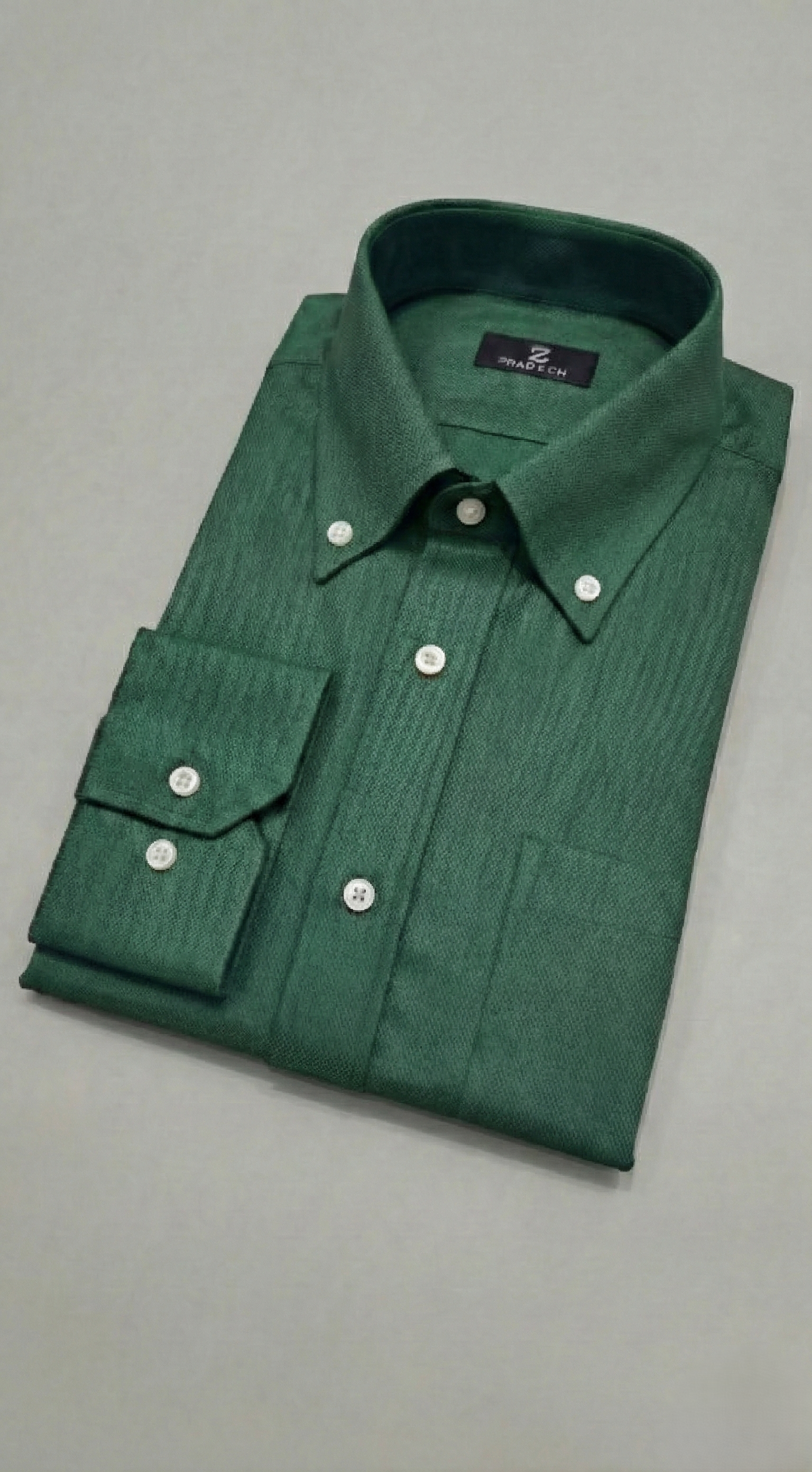 Camicia Uomo 1 Bottone Button Down Ridotto con Taschino Oxford unito