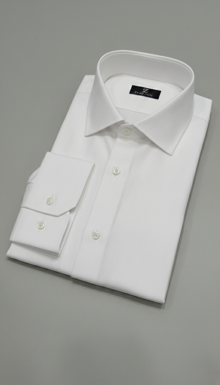 Camicia Uomo 1 Bottone Francese Zero iron