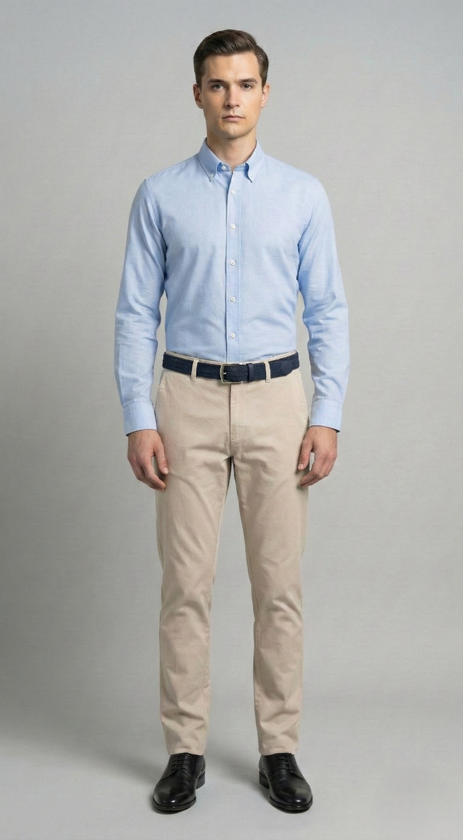 Zero Iron Cinta Uomo Intrecciata Pelle Elastico