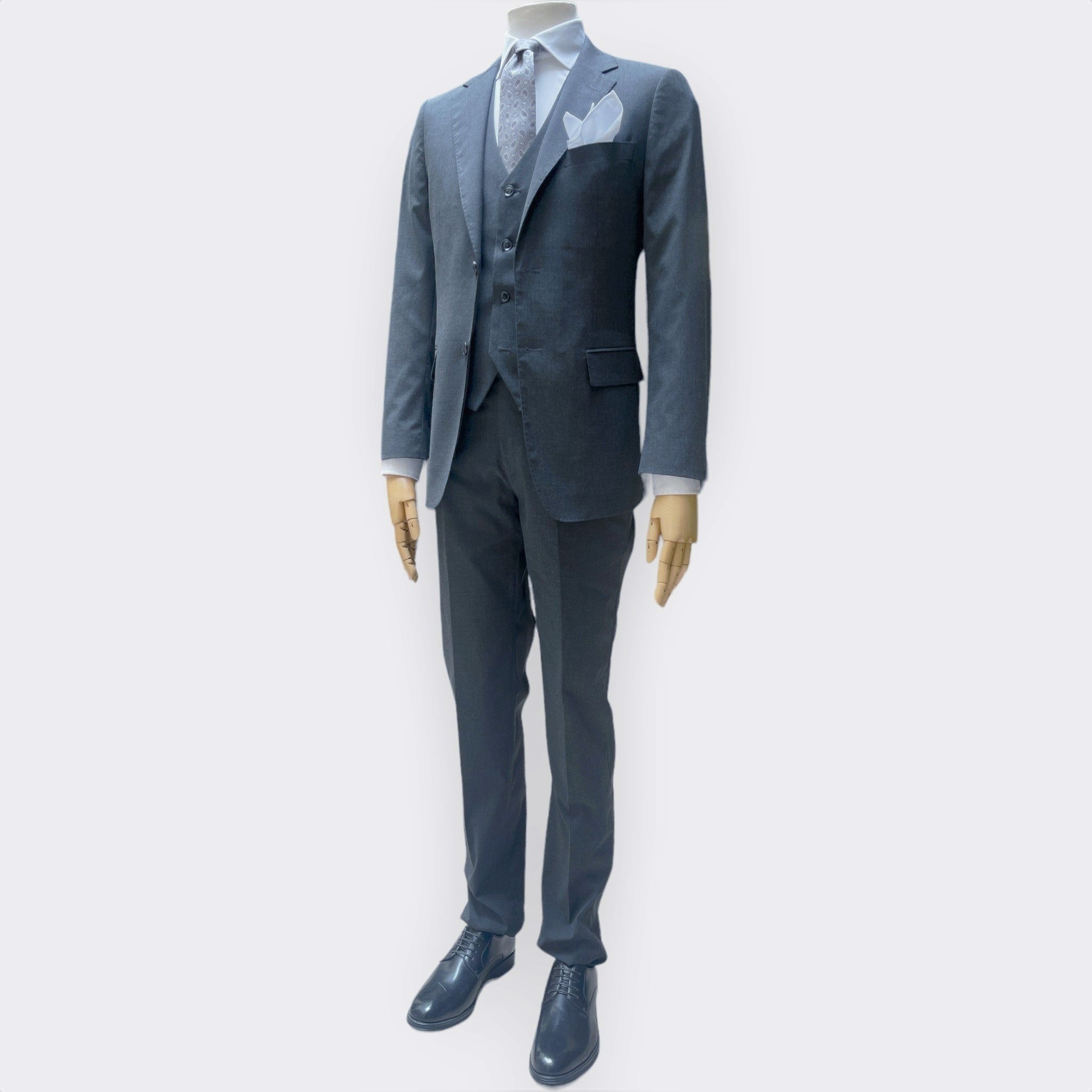 Abito Uomo 2 Bottoni con Spacchi New Quality Pl Unito