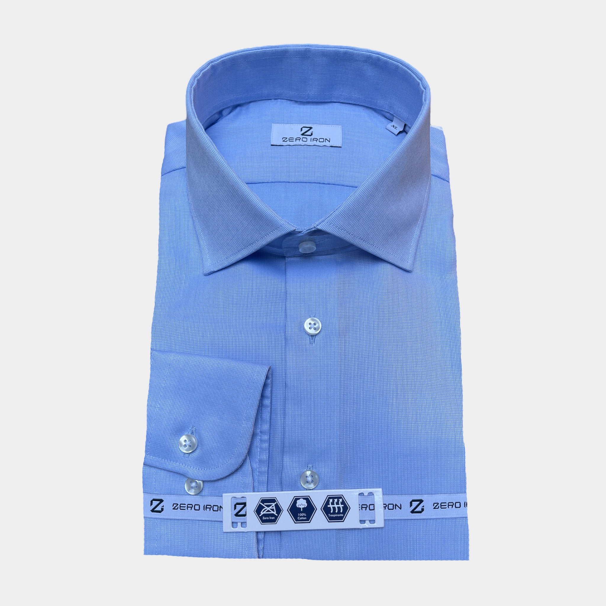 Camicia Uomo 1 Bottone Francese Armaturato Care Free