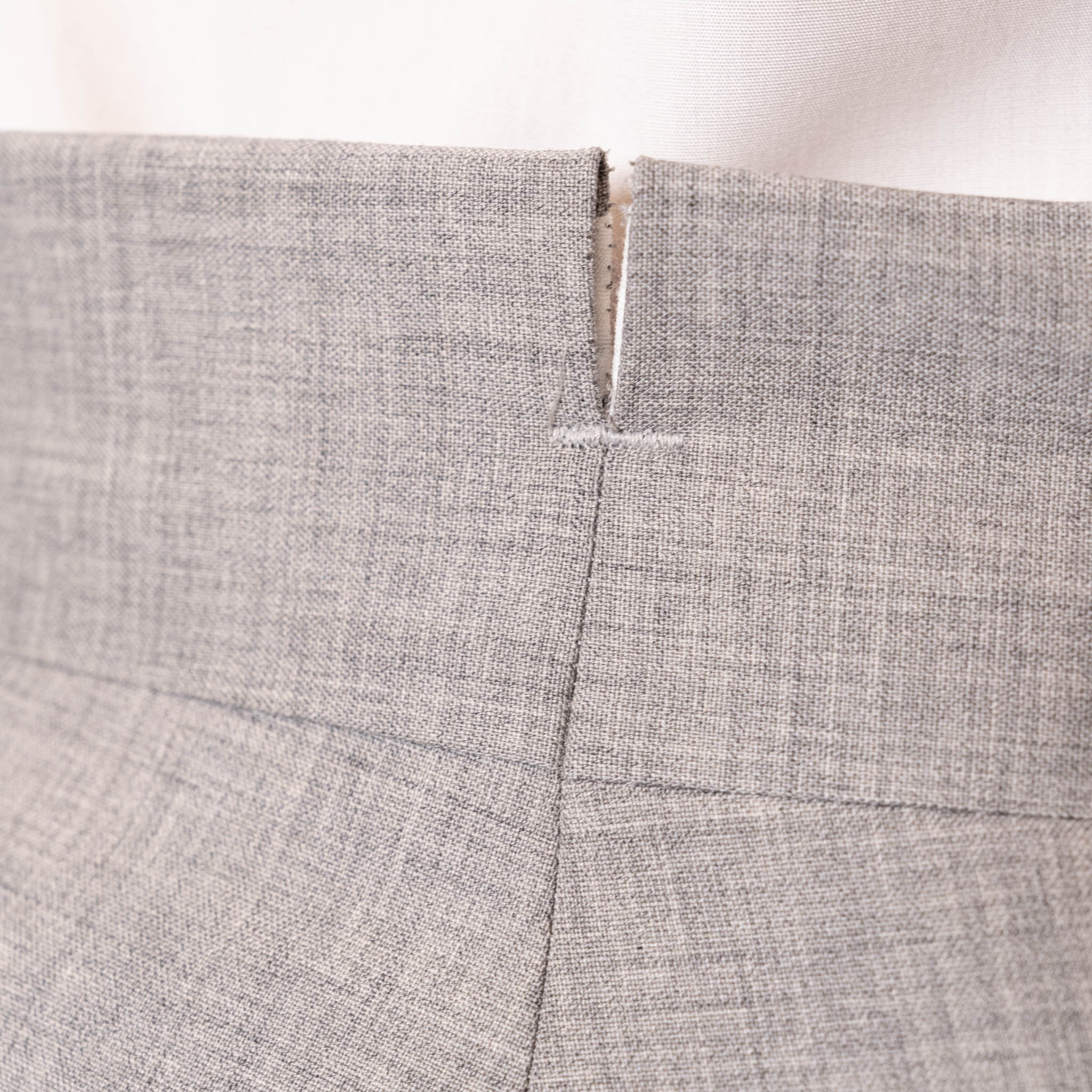 Pantalone con Fibbia Uomo Lana Tasmania Bistretch Grigio