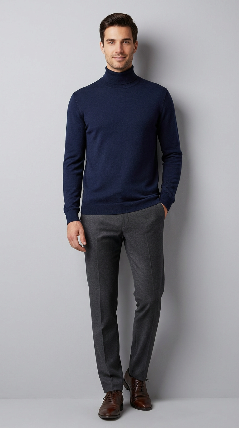 Maglia Classica Collo Alto TEKHNOFLEX