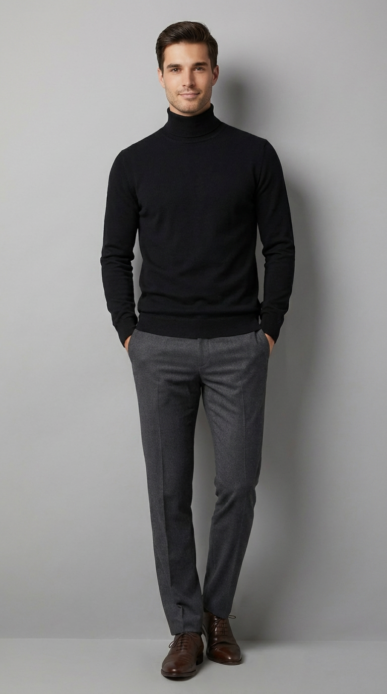 Maglia Classica Collo Alto TEKHNOFLEX