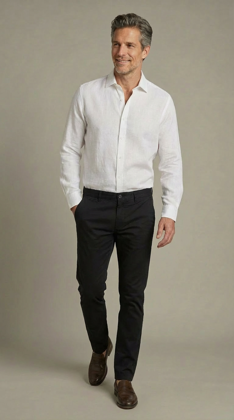 Pantalone Sportivo Chinos Twill Unito
