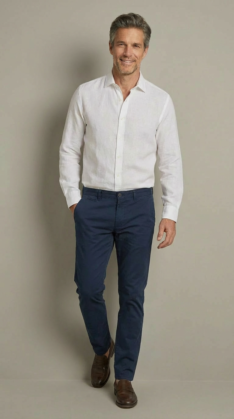 Pantalone Sportivo Chinos Twill Unito