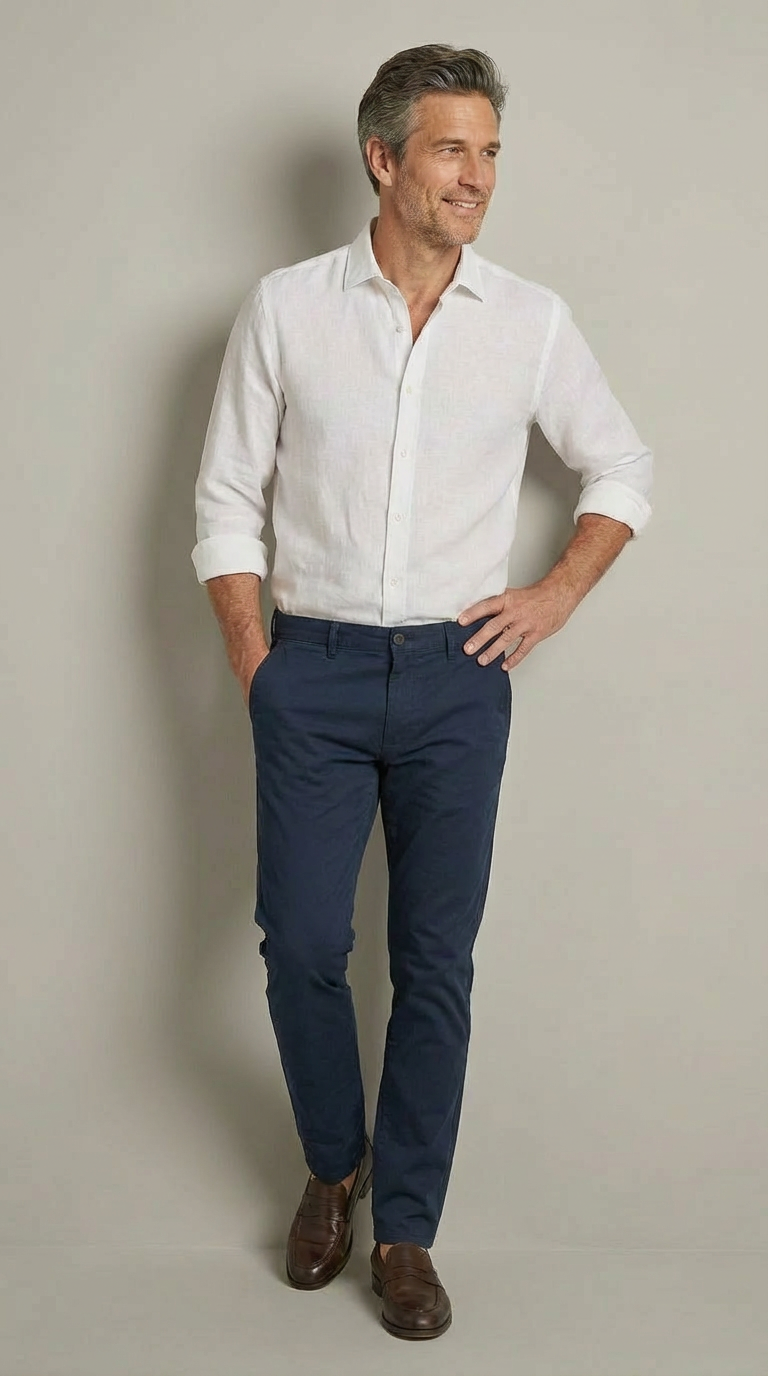 Pantalone Sportivo Chinos Twill Unito