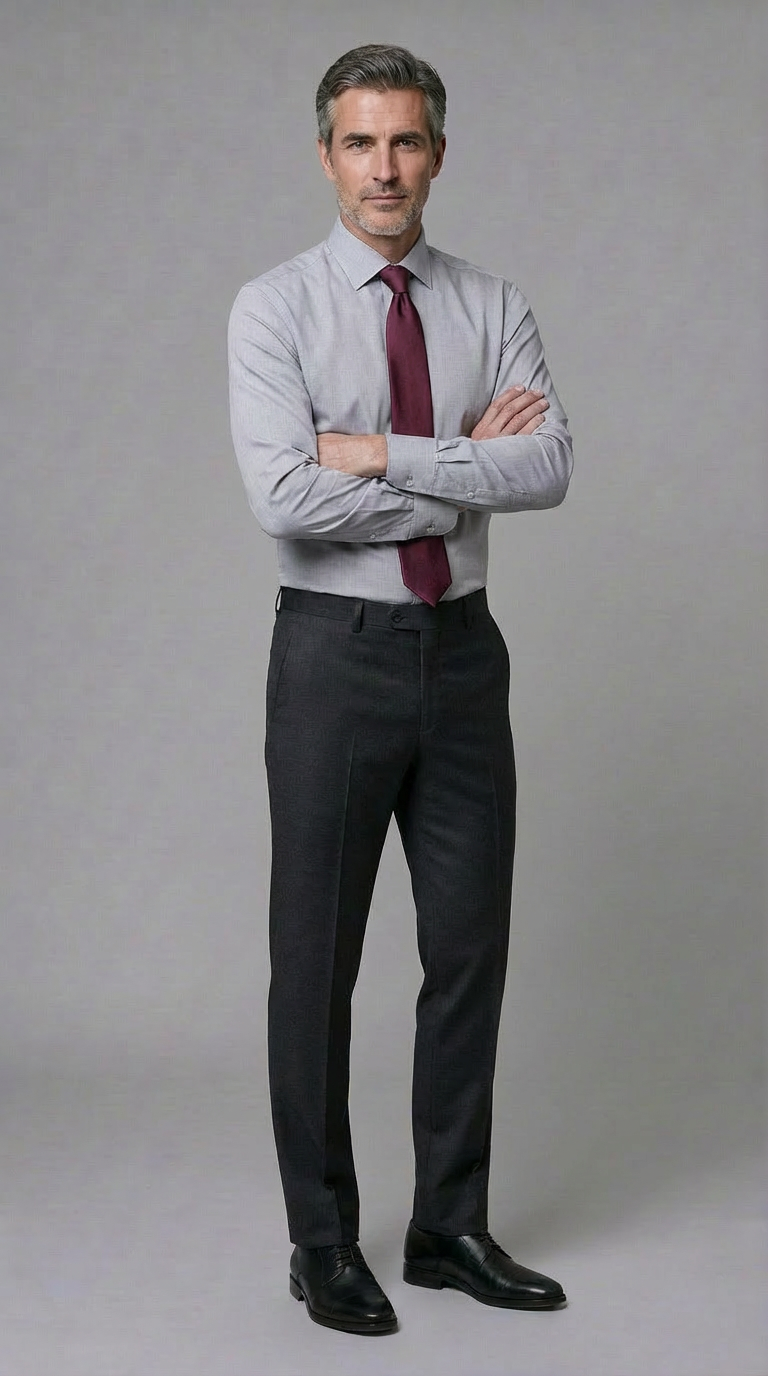 Camicia Uomo 1 Bottone Button Down Cotone Twill NoIron Antimacchia