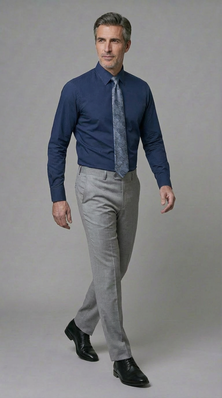 Camicia Uomo 1 Bottone Button Down Satin Zero Iron Antimacchia