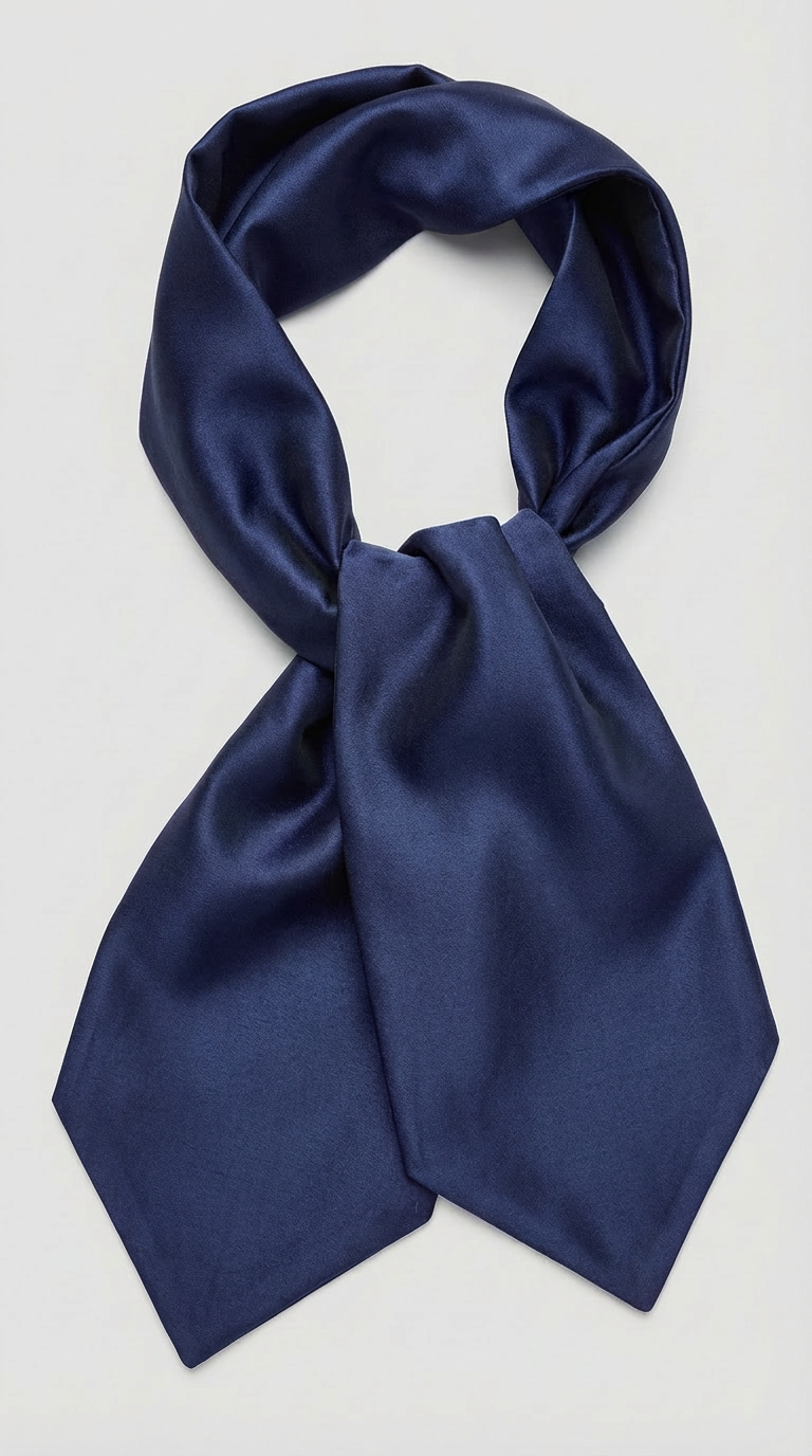 Ascot Uomo Seta Twill Unito