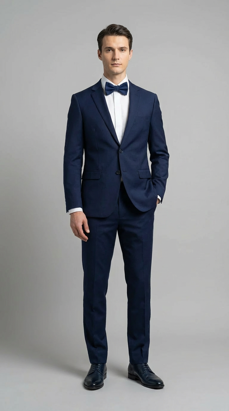 Papillon Uomo Seta Unito