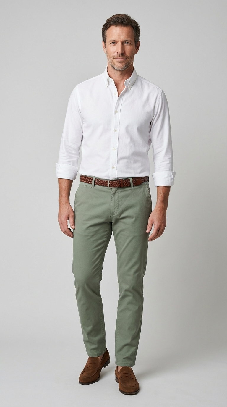 Pantalone Sportivo Chinos Cotone Gabardina Unito