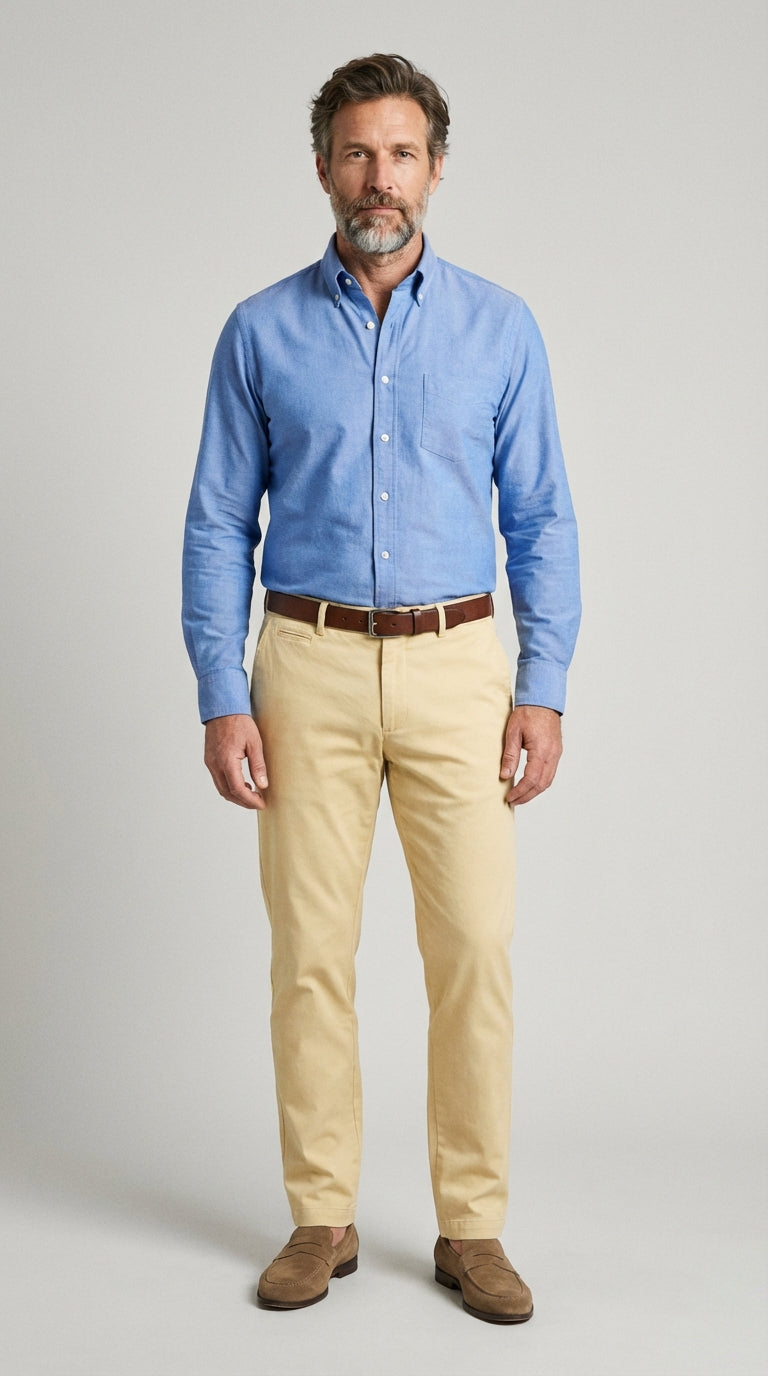 Pantalone Sportivo Chinos Cotone Gabardina Unito