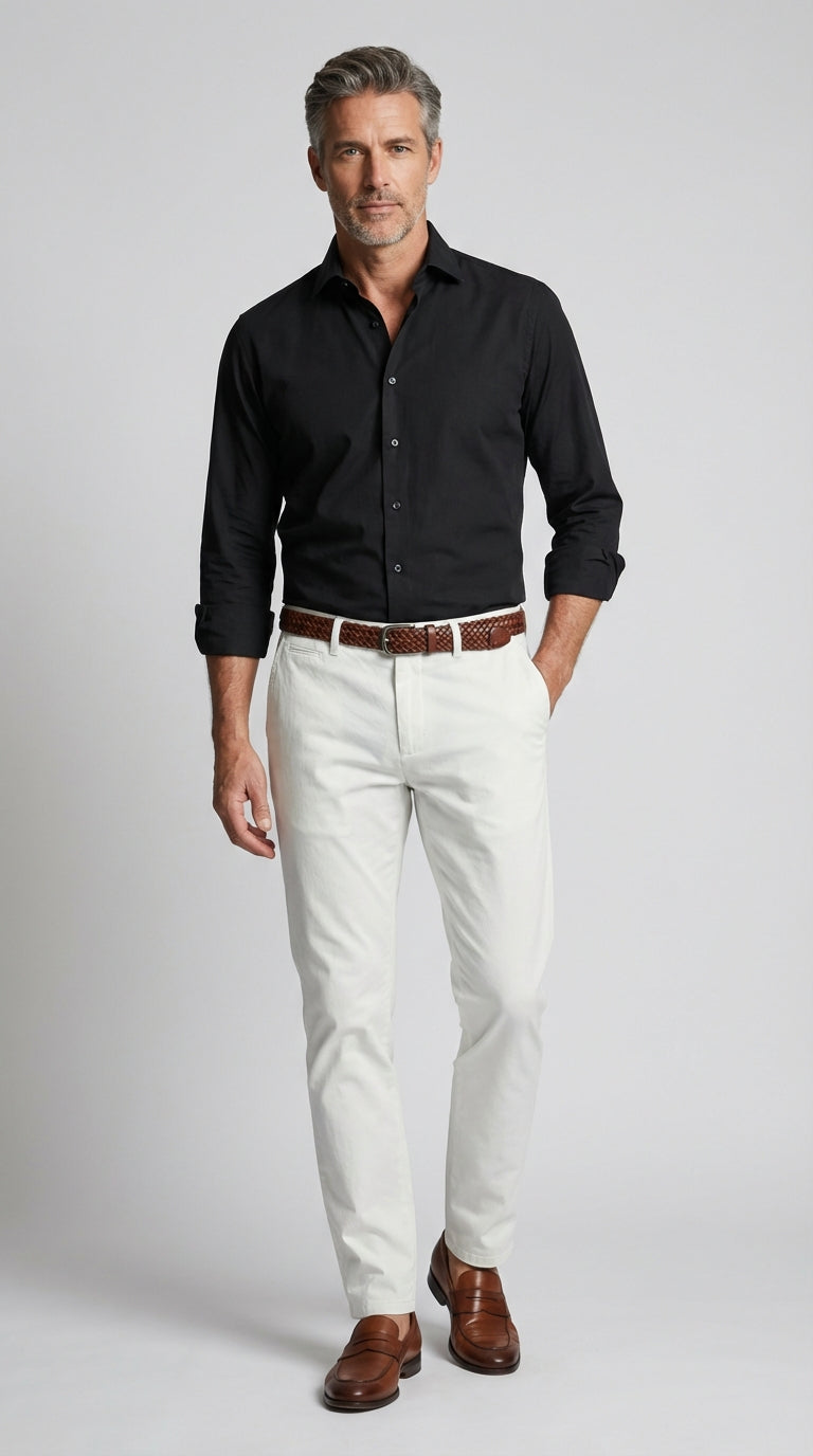 Pantalone Sportivo Chinos Cotone Gabardina Unito