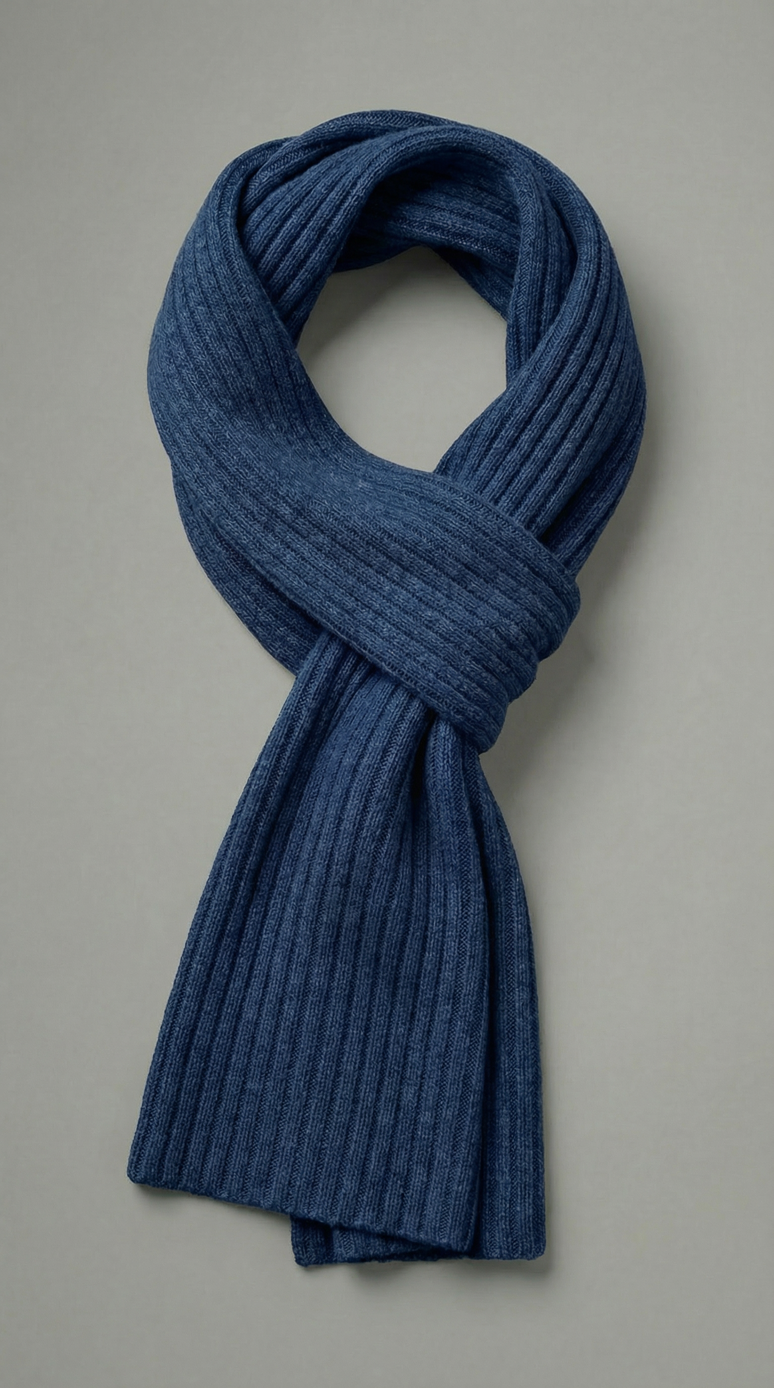 Sciarpa Uomo a Coste Misto Lana unito