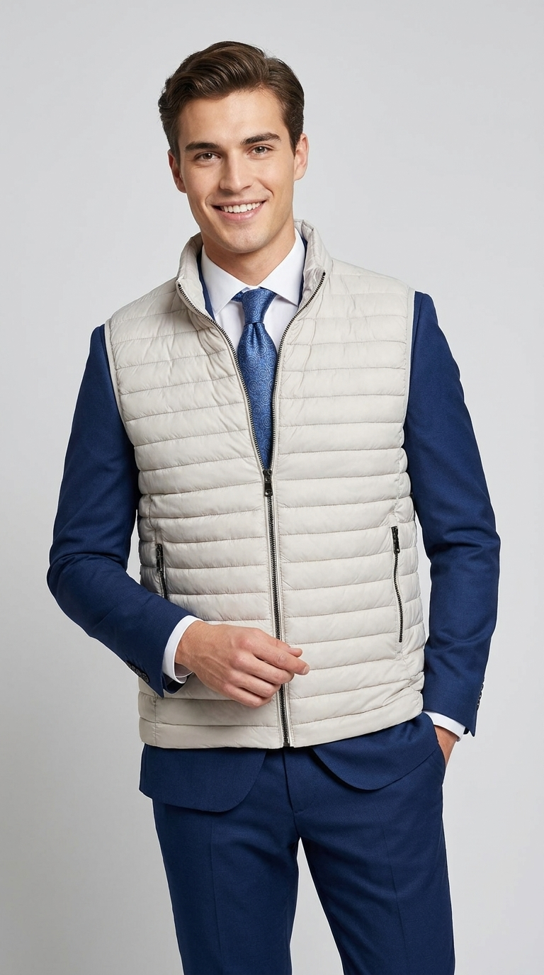 Gilet Piumino Uomo Poliestere Unito