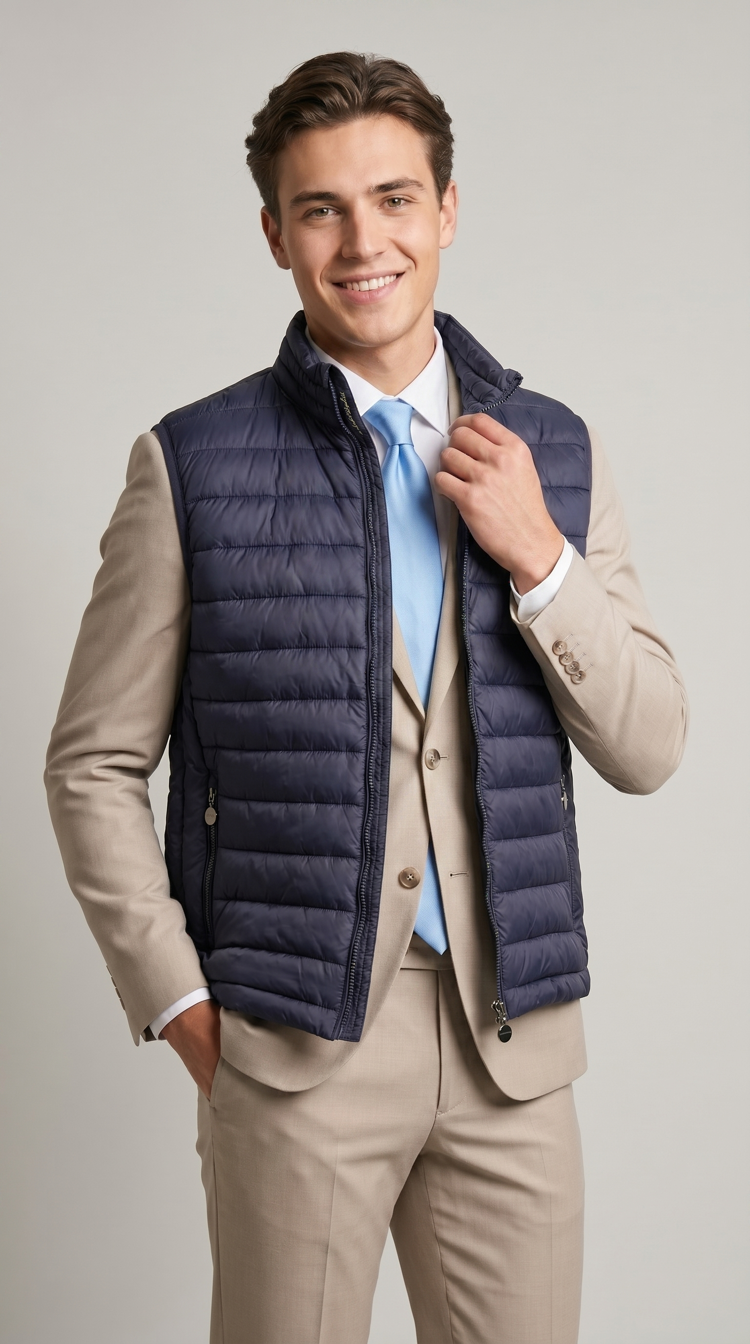 Gilet Piumino Uomo Poliestere Unito