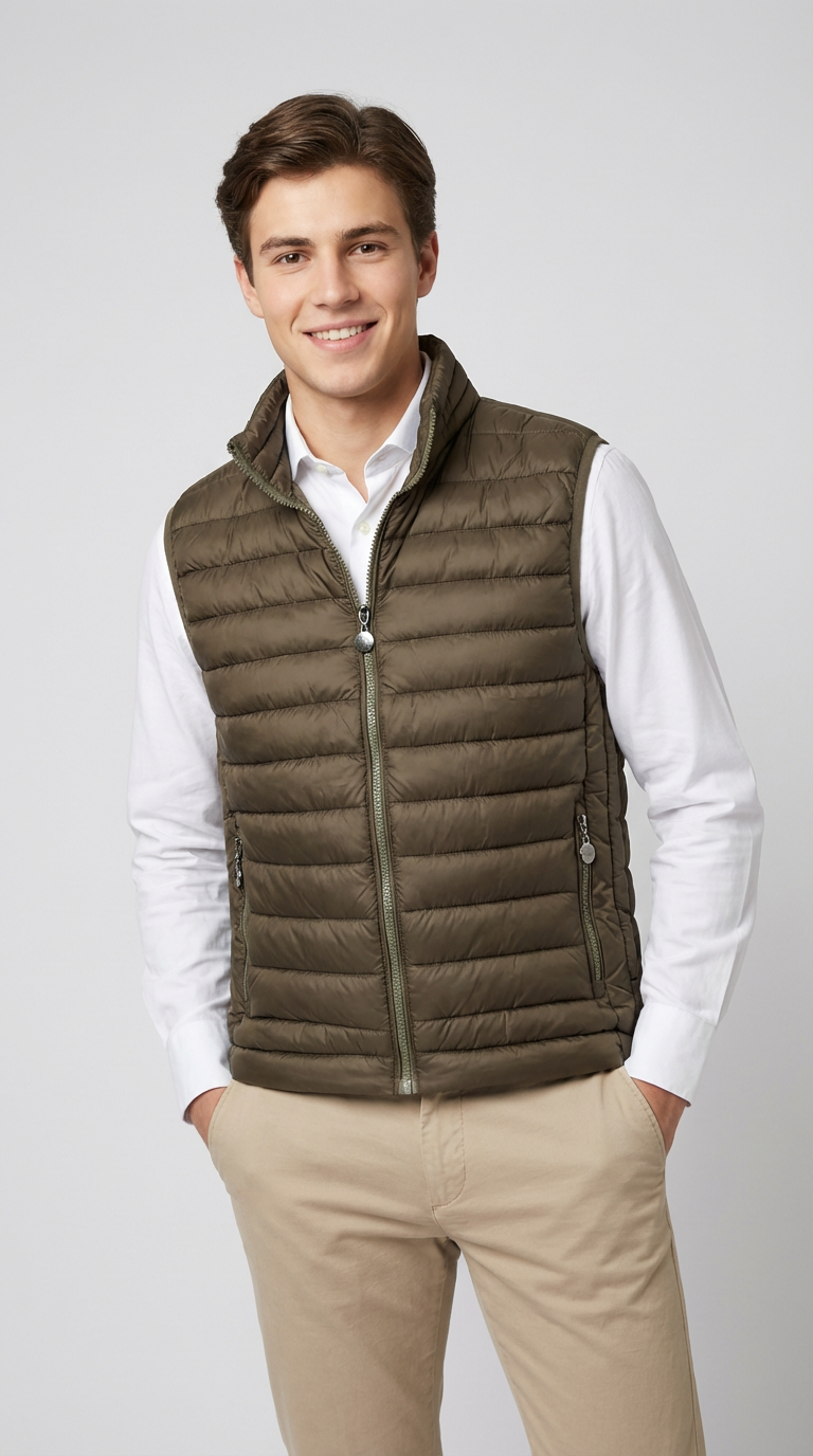 Gilet Piumino Uomo Poliestere Unito