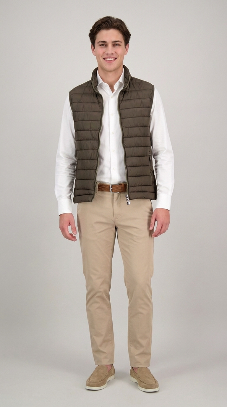 Gilet Piumino Uomo Poliestere Unito