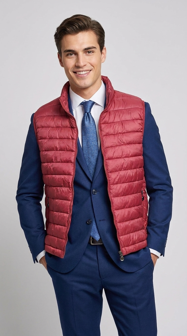 Gilet Piumino Uomo Poliestere Unito