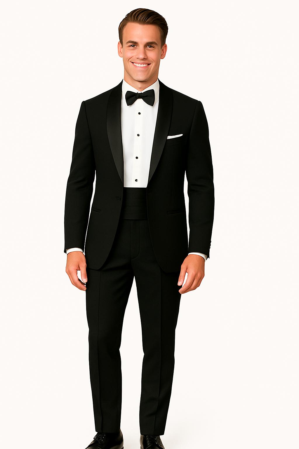 Abito Uomo Smoking Petto a Lancia New Quality Pl Unito