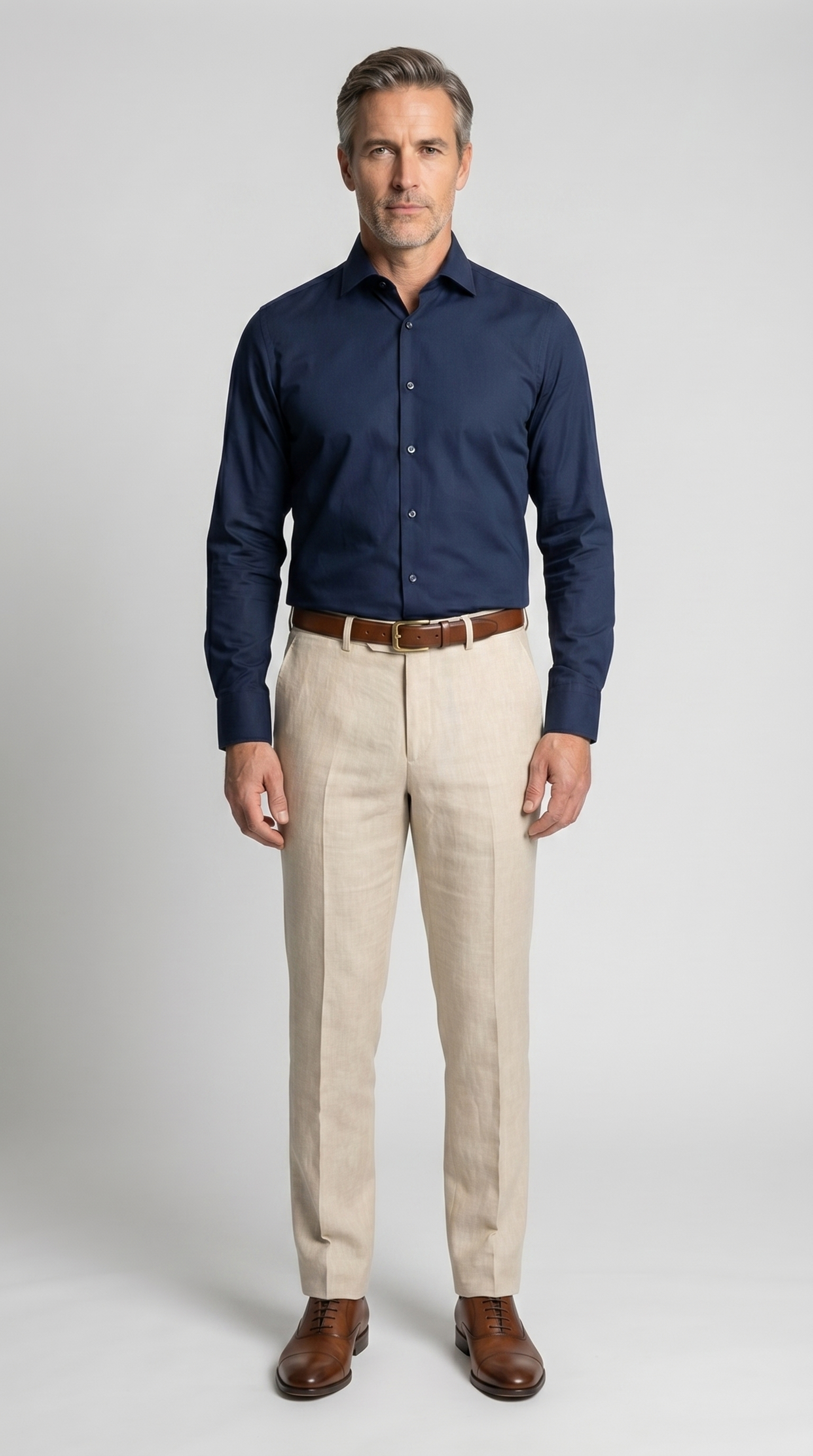 Pantalone Uomo Lino e Viscosa