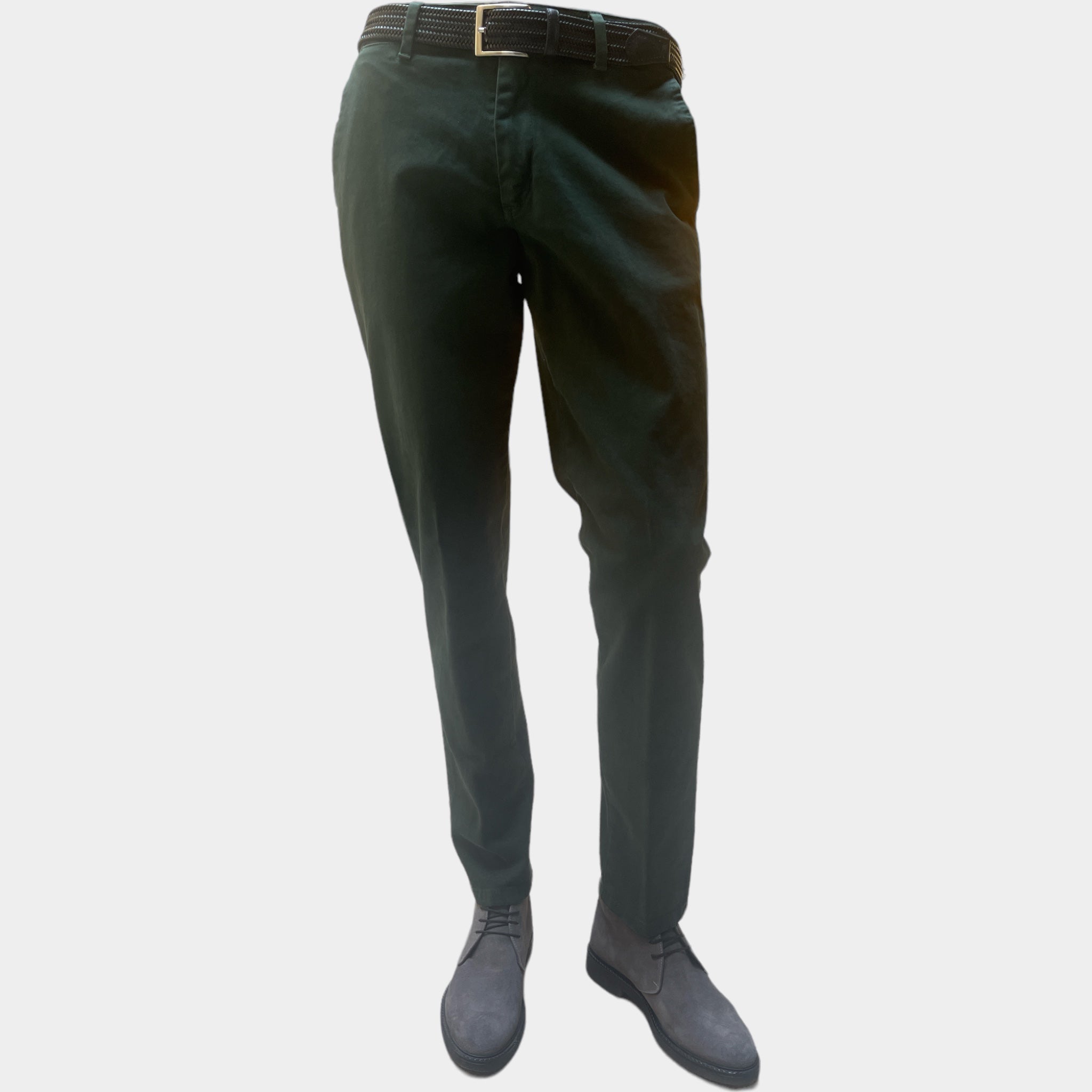 Pantalone Uomo Cotone Smerigliato Unito